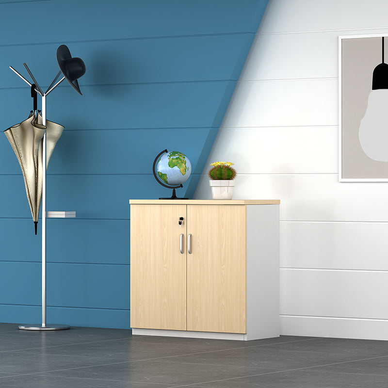 Gabinetto di file contemporaneo Chiave in legno Tasto bloccaggio Abbazzinamento laterale