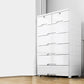 Rectangular Plastic Wardrobe Teen Style Simple White Bedroom Storage Cabinet