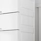 Rectangular Plastic Wardrobe Teen Style Simple White Bedroom Storage Cabinet