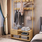 Wooden Wardrobe Armoire Modern Bedroom Armoire with Storage Shelves