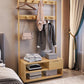 Wooden Wardrobe Armoire Modern Bedroom Armoire with Storage Shelves