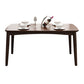 Rectangle Contemporary Dining Table Solid Wood Dining Room Table