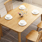 Rectangle Contemporary Dining Table Solid Wood Dining Room Table