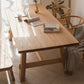 Natural Solid Wood Dining Room Table Contemporary Dinner Room Kitchen Table