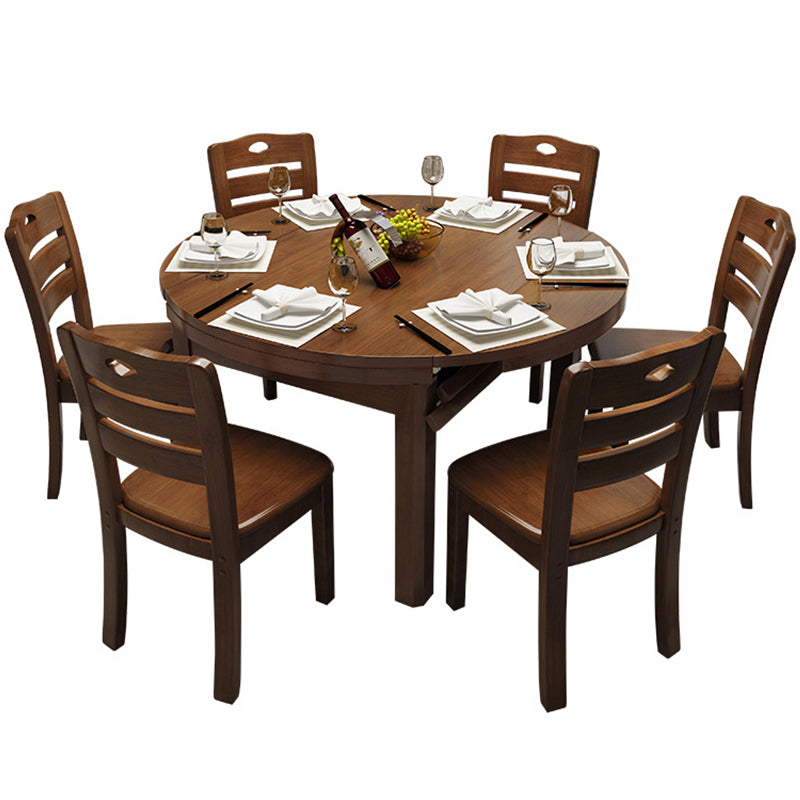 Drop-Leaf Dining Table Contemporary 4 Legs Dining Room Table Clearhalo 'Dining Tables & Seating' 'Dining Tables' 'dining_table' 'furn' 'furn_dining_table' 'Furniture' 'Kitchen & Dining Furniture' 7536651