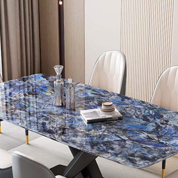 Pedestal Dining Table Modern Dining Table for Kitchen Dining Room Clearhalo 'Dining Tables & Seating' 'Dining Tables' 'dining_table' 'furn' 'furn_dining_table' 'Furniture' 'Kitchen & Dining Furniture' 7536666