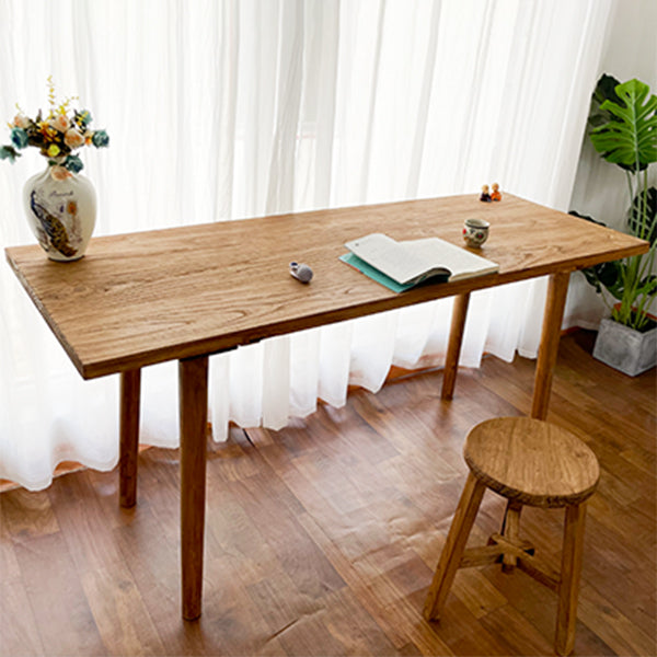 Solid Wood Base Table Rectangle Dining Table for Kitchen Dining Room Clearhalo 'Dining Tables & Seating' 'Dining Tables' 'dining_table' 'furn' 'furn_dining_table' 'Furniture' 'Kitchen & Dining Furniture' 7536674