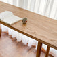 Solid Wood Base Table Rectangle Dining Table for Kitchen Dining Room Clearhalo 'Dining Tables & Seating' 'Dining Tables' 'dining_table' 'furn' 'furn_dining_table' 'Furniture' 'Kitchen & Dining Furniture' 7536677