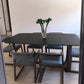 Modern Rectangle Stone Dining Table Ash Wood Base for Dining Room Clearhalo 'Dining Tables & Seating' 'Dining Tables' 'dining_table' 'furn' 'furn_dining_table' 'Furniture' 'Kitchen & Dining Furniture' 7536698
