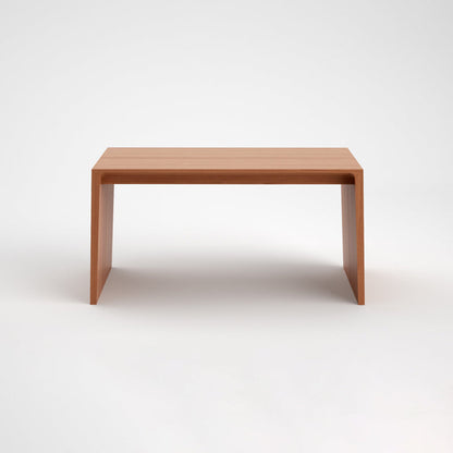 Solid Wood Dining Table Brown Dining Table for Kitchen Dining Room Cherry 52"L x 25"W x 26"H Without Chairs Clearhalo 'Dining Tables & Seating' 'Dining Tables' 'dining_table' 'furn' 'furn_dining_table' 'Furniture' 'Kitchen & Dining Furniture' 7536705