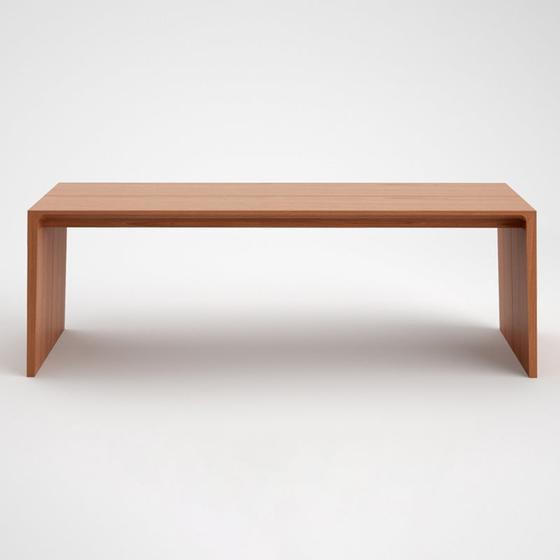 Solid Wood Dining Table Brown Dining Table for Kitchen Dining Room Cherry 78"L x 27"W x 26"H Without Chairs Clearhalo 'Dining Tables & Seating' 'Dining Tables' 'dining_table' 'furn' 'furn_dining_table' 'Furniture' 'Kitchen & Dining Furniture' 7536708