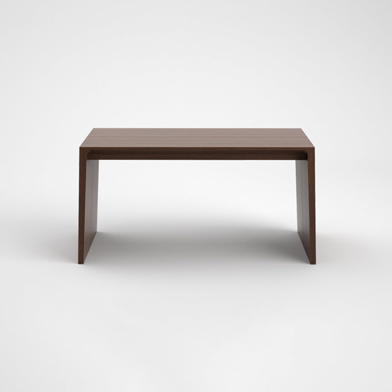 Solid Wood Dining Table Brown Dining Table for Kitchen Dining Room Walnut 52"L x 25"W x 26"H Without Chairs Clearhalo 'Dining Tables & Seating' 'Dining Tables' 'dining_table' 'furn' 'furn_dining_table' 'Furniture' 'Kitchen & Dining Furniture' 7536710