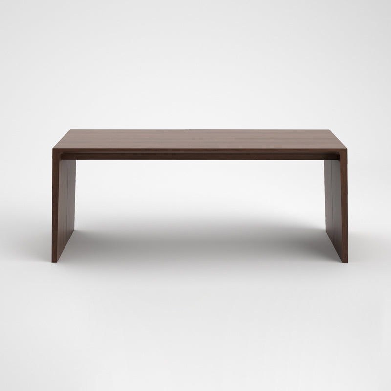 Solid Wood Dining Table Brown Dining Table for Kitchen Dining Room Walnut 66"L x 27"W x 26"H Without Chairs Clearhalo 'Dining Tables & Seating' 'Dining Tables' 'dining_table' 'furn' 'furn_dining_table' 'Furniture' 'Kitchen & Dining Furniture' 7536712