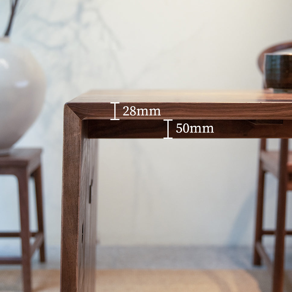 Solid Wood Dining Table Brown Dining Table for Kitchen Dining Room Clearhalo 'Dining Tables & Seating' 'Dining Tables' 'dining_table' 'furn' 'furn_dining_table' 'Furniture' 'Kitchen & Dining Furniture' 7536716