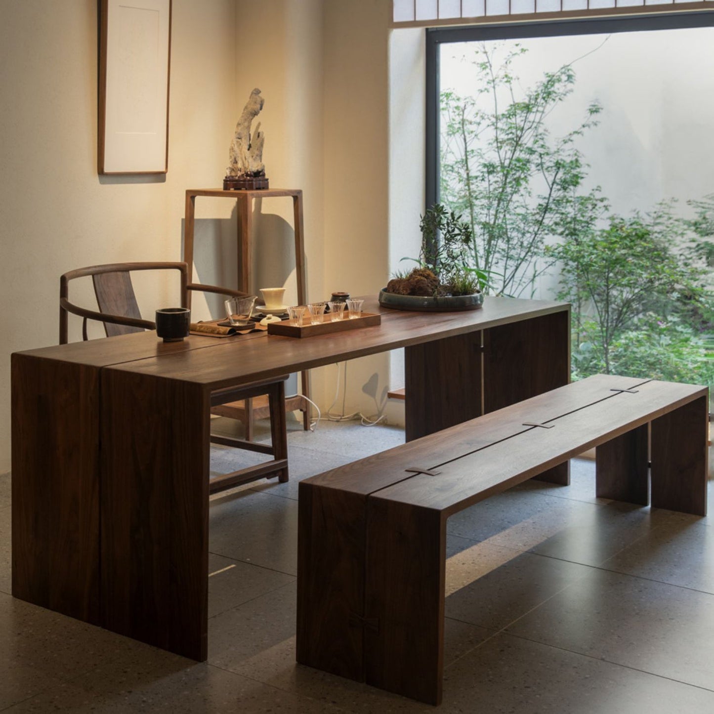 Solid Wood Dining Table Brown Dining Table for Kitchen Dining Room Clearhalo 'Dining Tables & Seating' 'Dining Tables' 'dining_table' 'furn' 'furn_dining_table' 'Furniture' 'Kitchen & Dining Furniture' 7536718