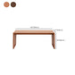 Solid Wood Dining Table Brown Dining Table for Kitchen Dining Room Clearhalo 'Dining Tables & Seating' 'Dining Tables' 'dining_table' 'furn' 'furn_dining_table' 'Furniture' 'Kitchen & Dining Furniture' 7536721