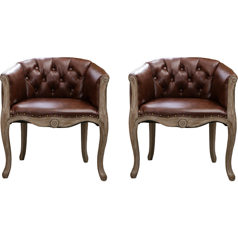 Moderne stijl arm stoel houten vaste rug dineren accent stoel voor keuken