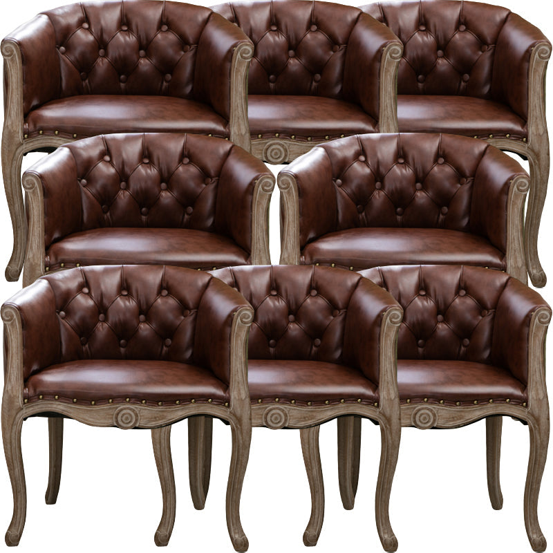 Moderne stijl arm stoel houten vaste rug dineren accent stoel voor keuken