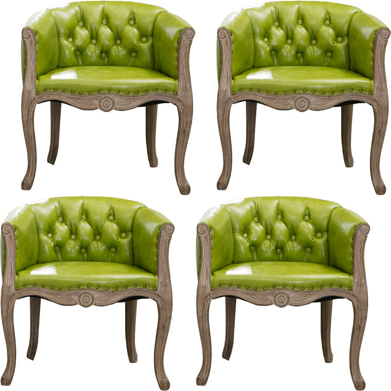 Moderne stijl arm stoel houten vaste rug dineren accent stoel voor keuken