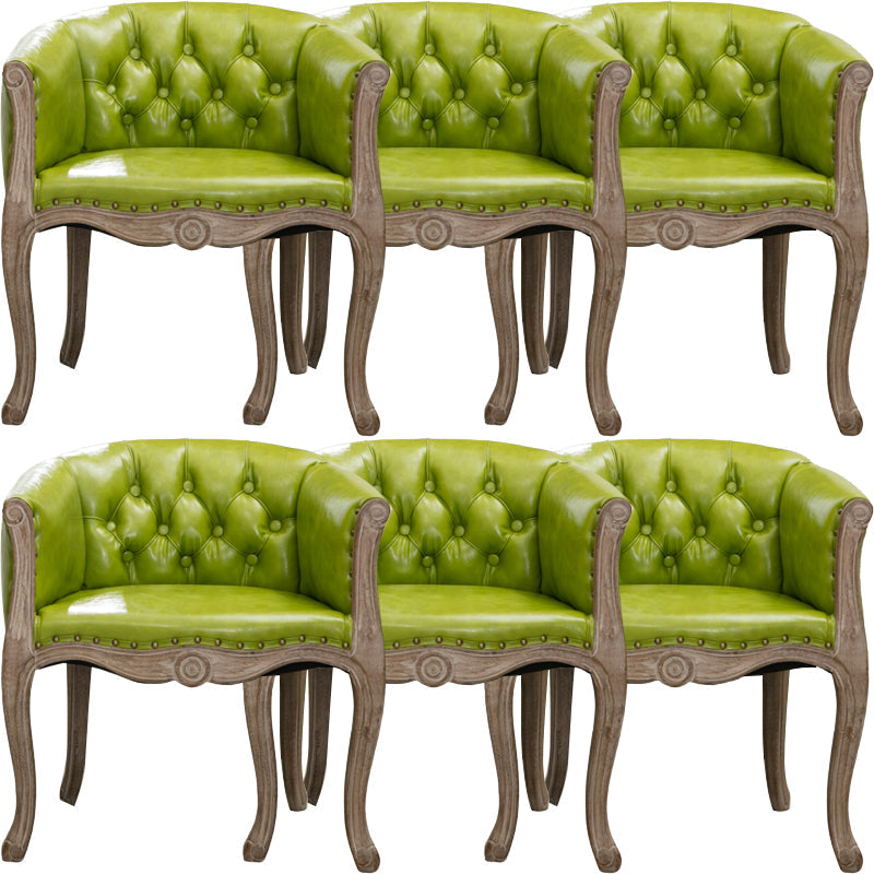 Moderne stijl arm stoel houten vaste rug dineren accent stoel voor keuken