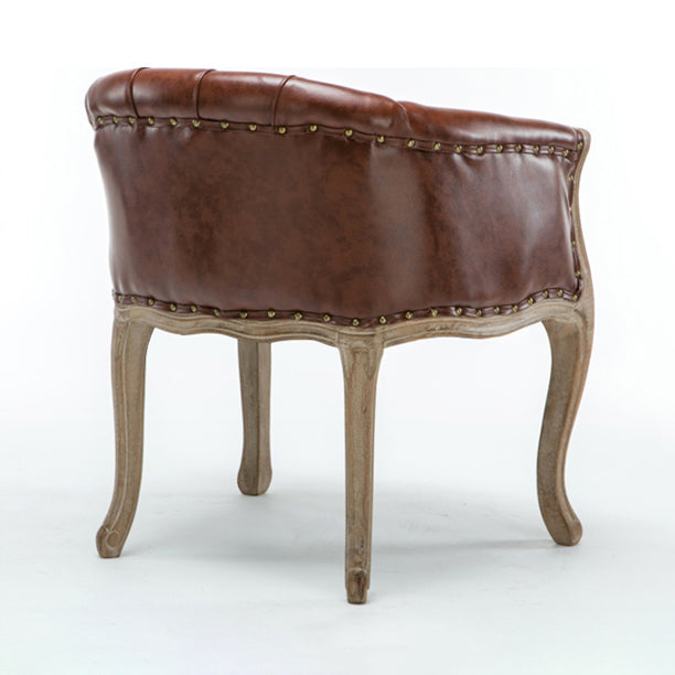 Moderne stijl arm stoel houten vaste rug dineren accent stoel voor keuken