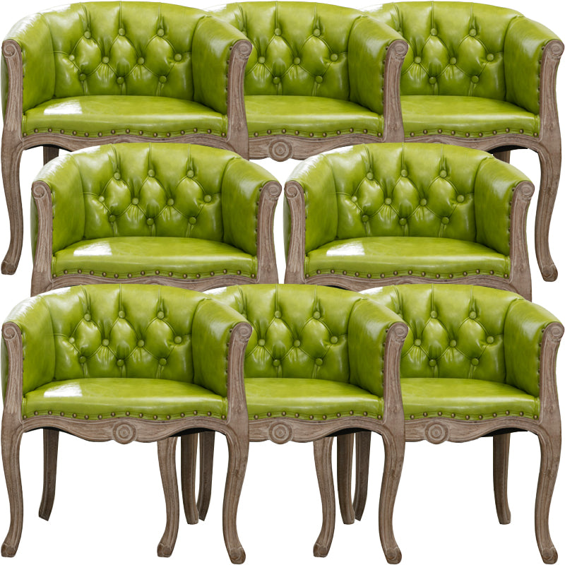 Moderne stijl arm stoel houten vaste rug dineren accent stoel voor keuken