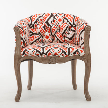 Moderne stijl arm stoel houten vaste rug dineren accent stoel voor keuken