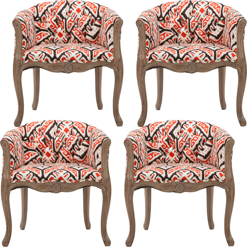 Moderne stijl arm stoel houten vaste rug dineren accent stoel voor keuken