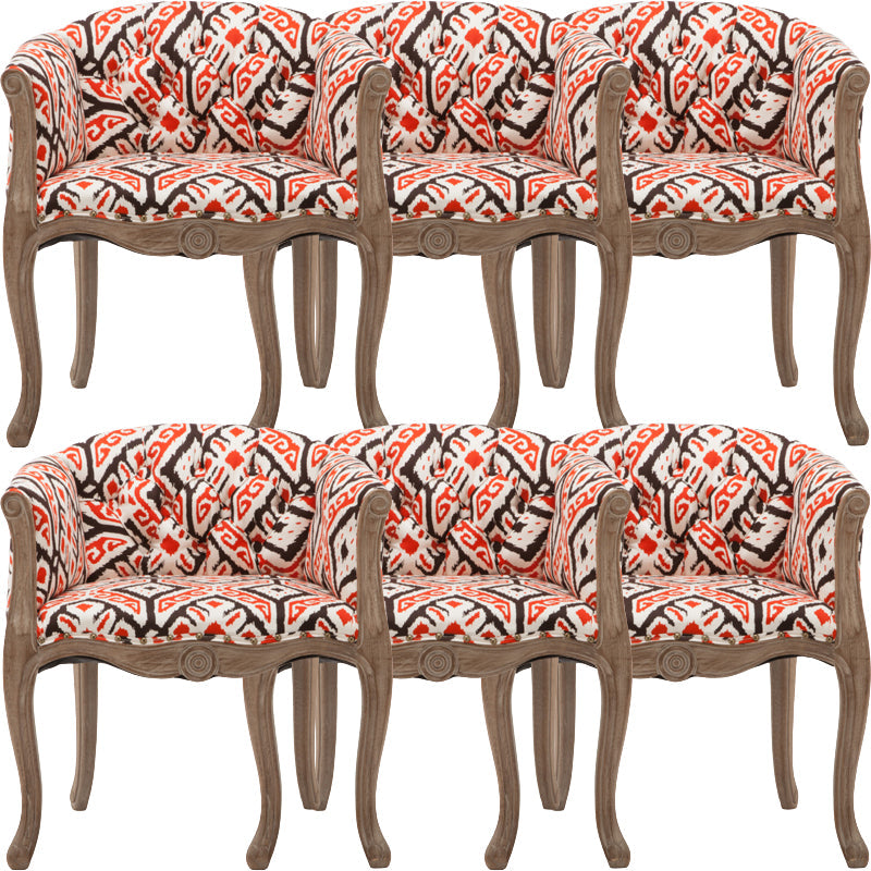 Moderne stijl arm stoel houten vaste rug dineren accent stoel voor keuken