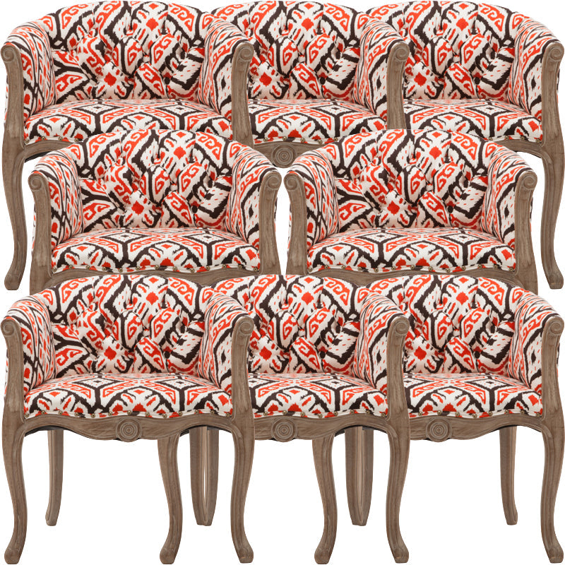 Moderne stijl arm stoel houten vaste rug dineren accent stoel voor keuken