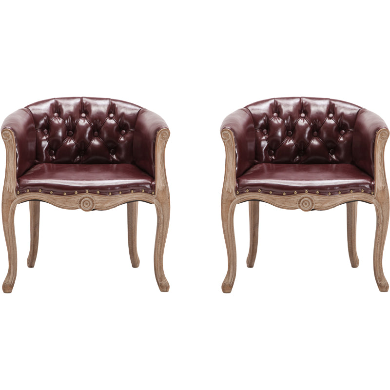 Moderne stijl arm stoel houten vaste rug dineren accent stoel voor keuken