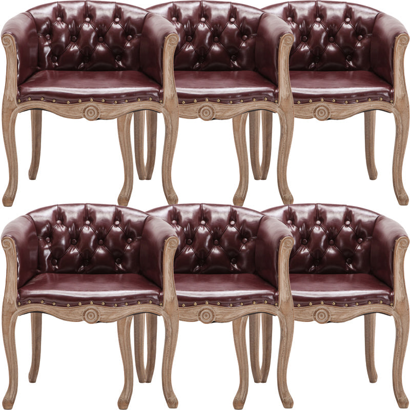 Moderne stijl arm stoel houten vaste rug dineren accent stoel voor keuken