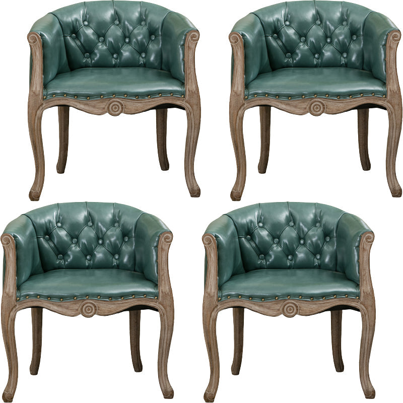 Moderne stijl arm stoel houten vaste rug dineren accent stoel voor keuken