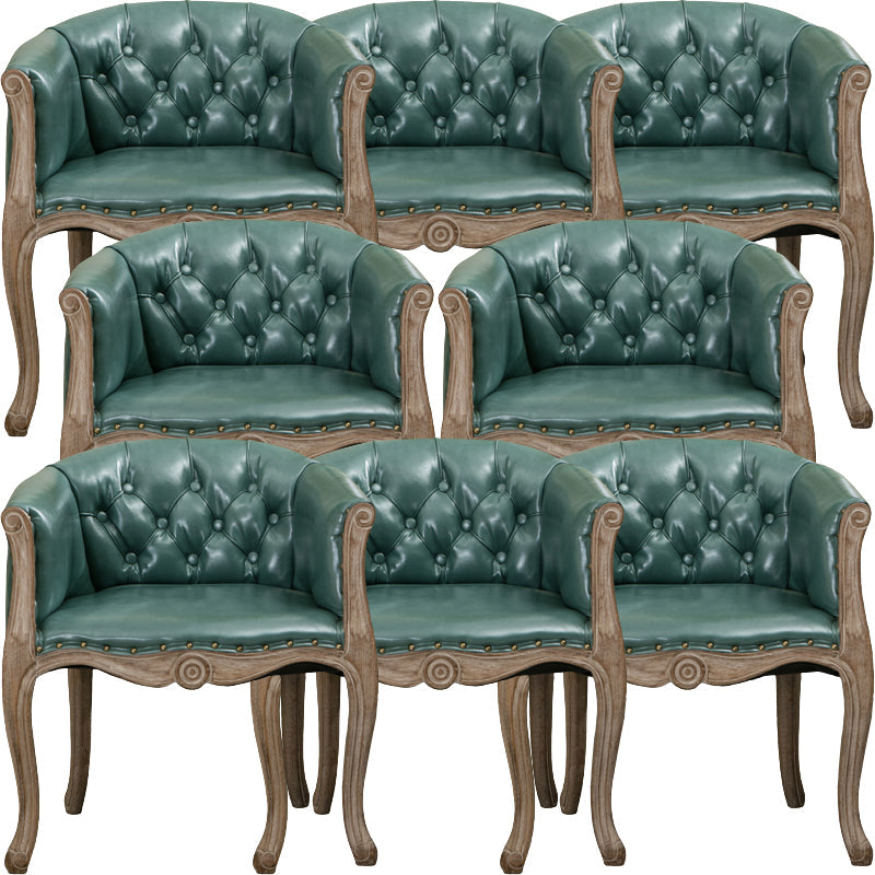 Moderne stijl arm stoel houten vaste rug dineren accent stoel voor keuken