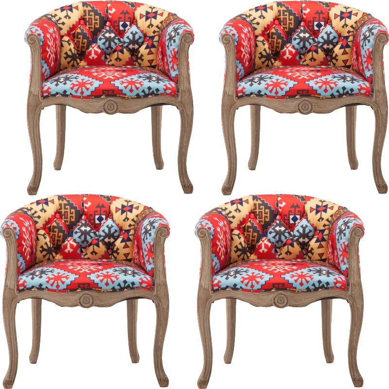 Moderne stijl arm stoel houten vaste rug dineren accent stoel voor keuken