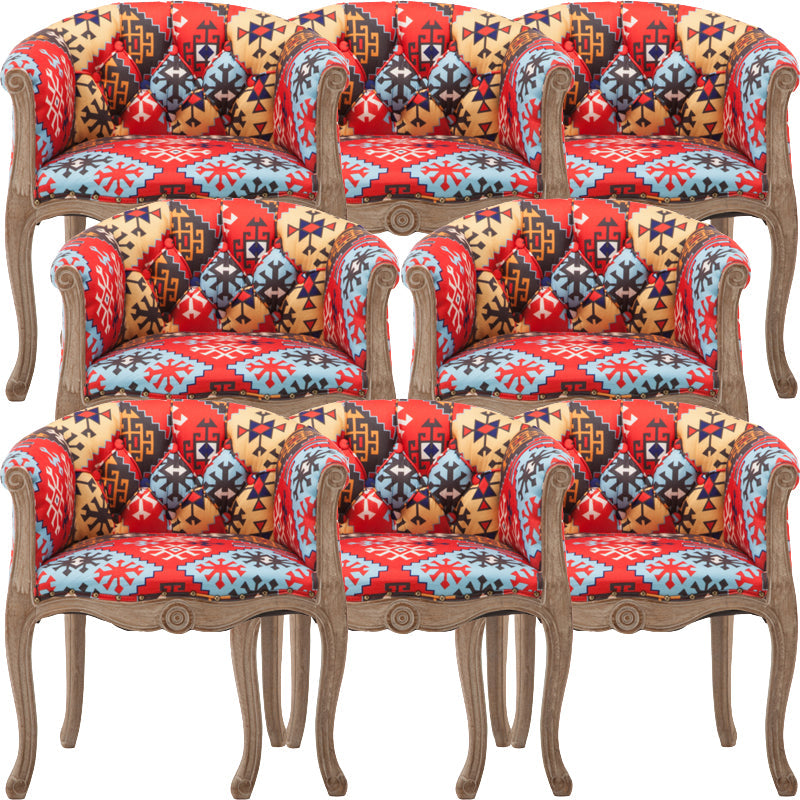 Moderne stijl arm stoel houten vaste rug dineren accent stoel voor keuken