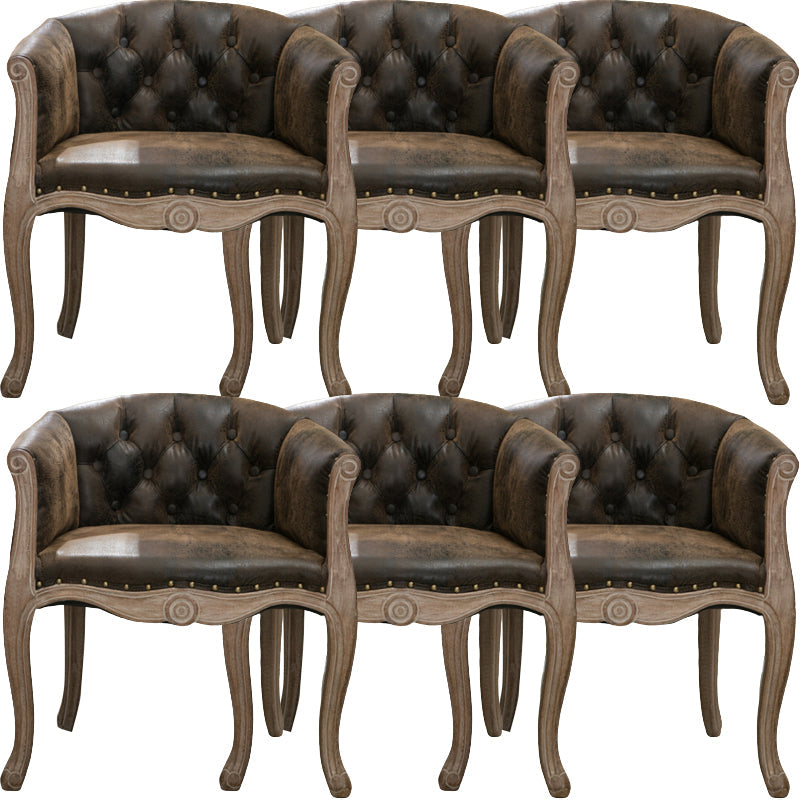 Moderne stijl arm stoel houten vaste rug dineren accent stoel voor keuken