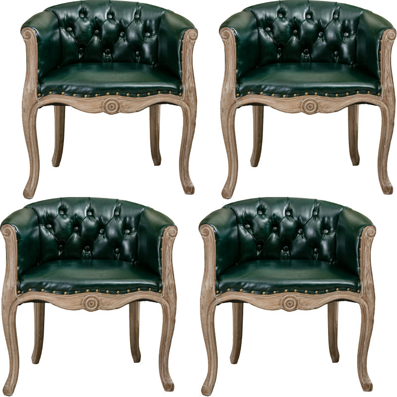 Moderne stijl arm stoel houten vaste rug dineren accent stoel voor keuken