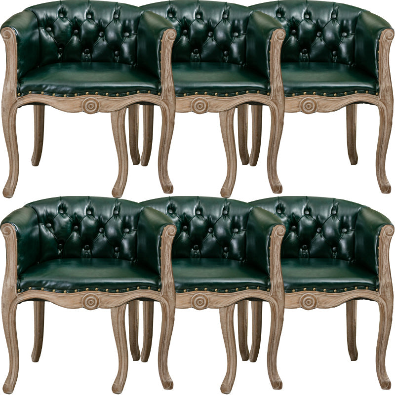 Moderne stijl arm stoel houten vaste rug dineren accent stoel voor keuken