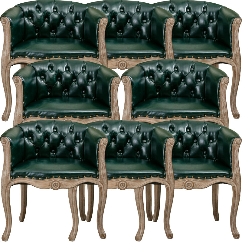 Moderne stijl arm stoel houten vaste rug dineren accent stoel voor keuken