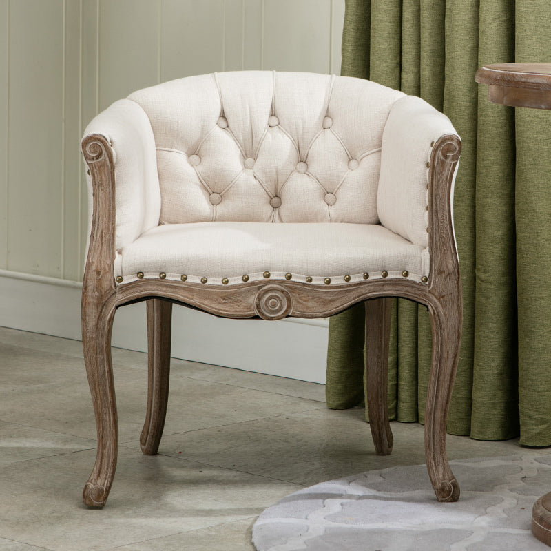 Moderne stijl arm stoel houten vaste rug dineren accent stoel voor keuken