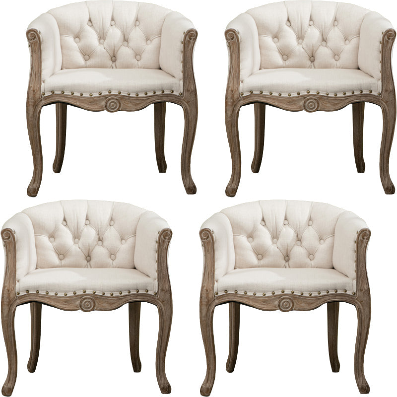 Moderne stijl arm stoel houten vaste rug dineren accent stoel voor keuken