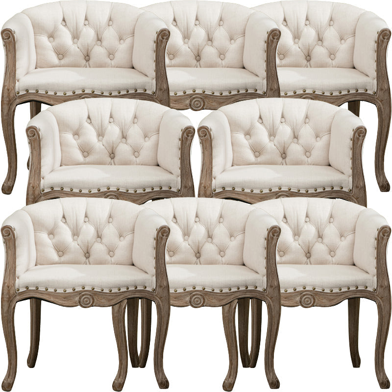 Moderne stijl arm stoel houten vaste rug dineren accent stoel voor keuken