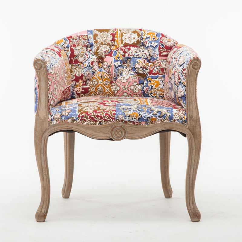 Moderne stijl arm stoel houten vaste rug dineren accent stoel voor keuken