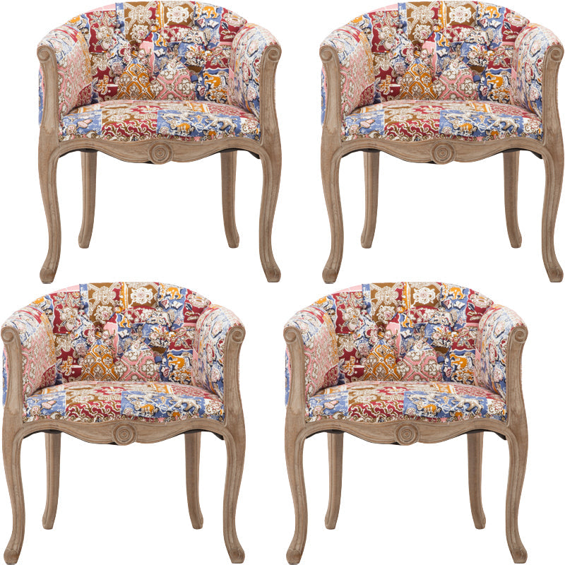 Moderne stijl arm stoel houten vaste rug dineren accent stoel voor keuken