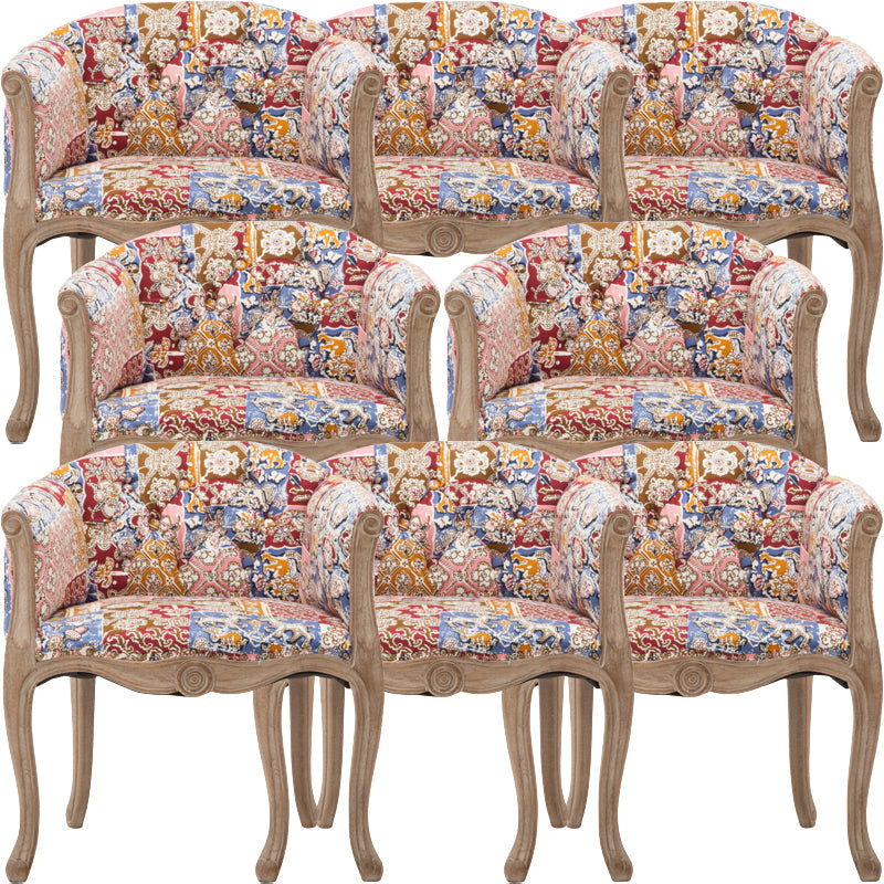 Moderne stijl arm stoel houten vaste rug dineren accent stoel voor keuken