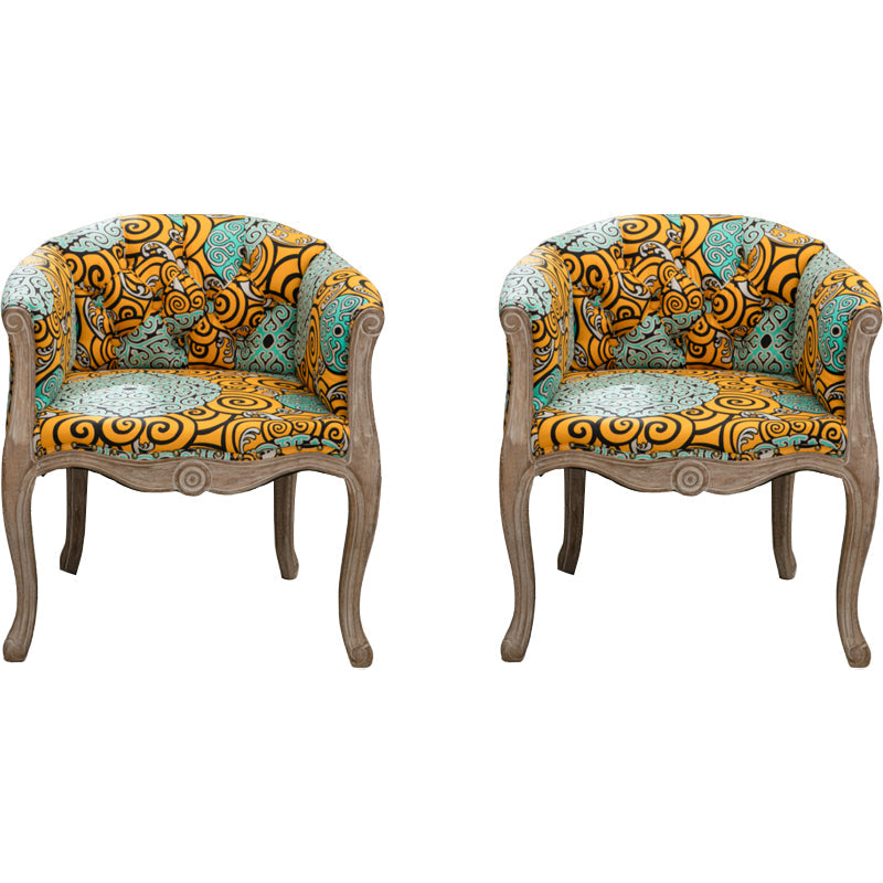 Moderne stijl arm stoel houten vaste rug dineren accent stoel voor keuken