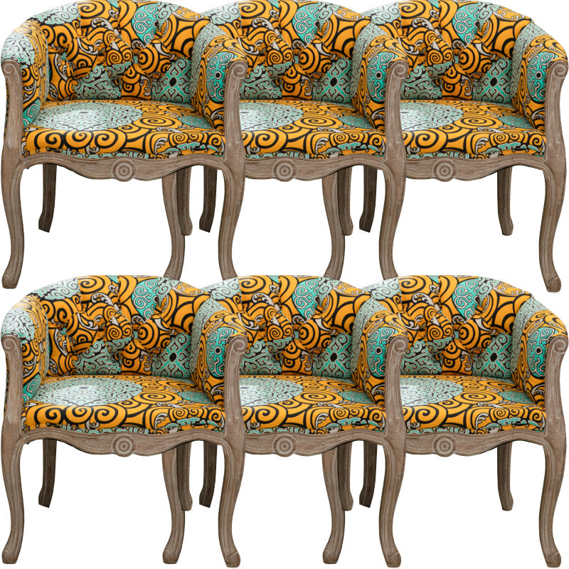 Moderne stijl arm stoel houten vaste rug dineren accent stoel voor keuken