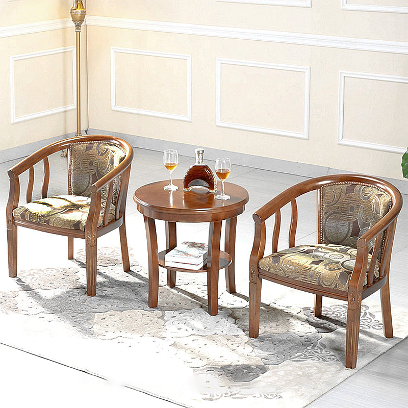 Modern Simple Arm Chair Wooden Frame Arm Dining Chair for Dining Room Clearhalo 'Dining Chairs' 'Dining Tables & Seating' 'dining_chair' 'furn' 'furn_dining_chair' 'Furniture' 'Kitchen & Dining Furniture' 7536832