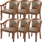 Modern Simple Arm Chair Wooden Frame Arm Dining Chair for Dining Room Wood 6 Piece Set Clearhalo 'Dining Chairs' 'Dining Tables & Seating' 'dining_chair' 'furn' 'furn_dining_chair' 'Furniture' 'Kitchen & Dining Furniture' 7536847